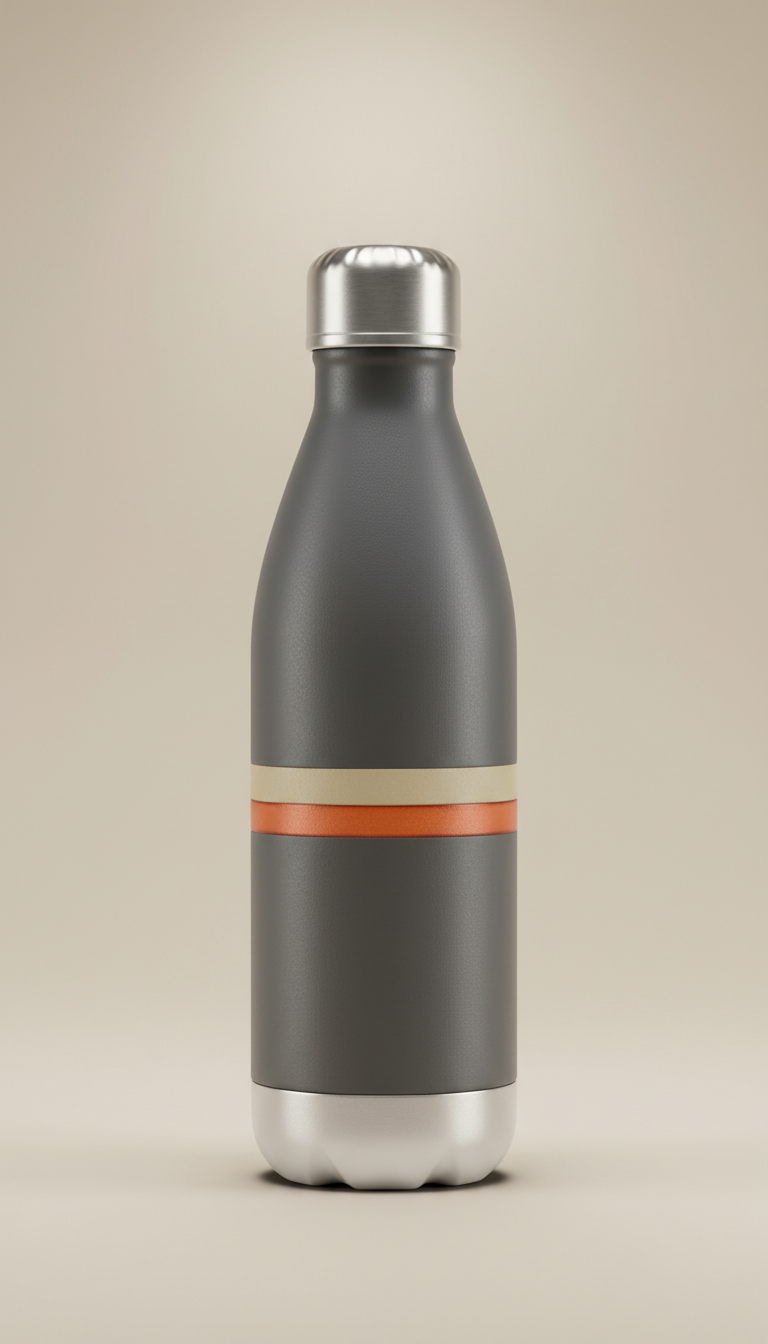 Botella de agua de acero inoxidable exclusiva