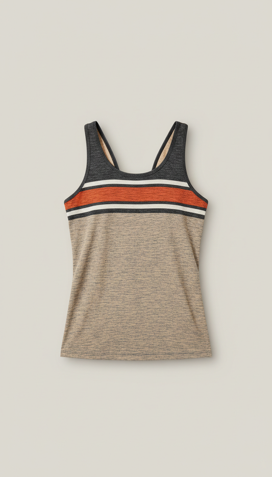 Camiseta deportiva sin mangas transpirable