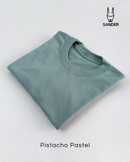 Pack 5 Camisetas (Negro, Blanco, Chocolate, Pistacho, Azul)