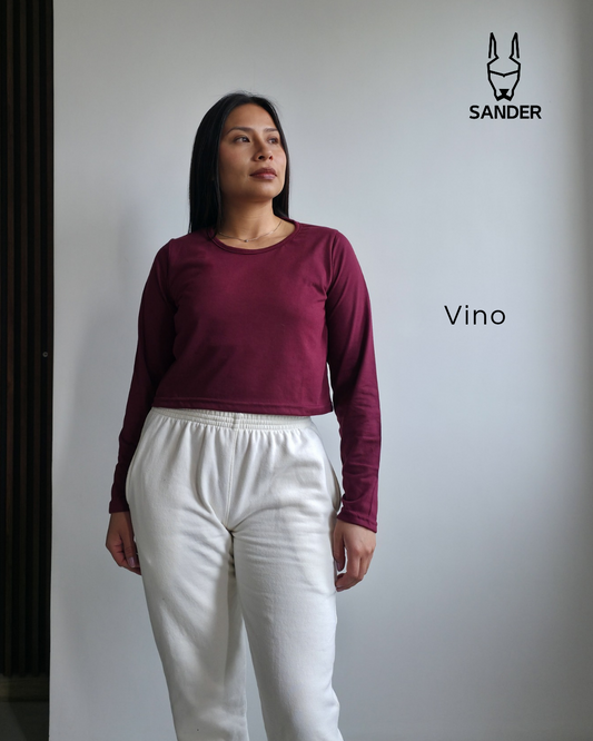 Blusa - Crop Manga Larga