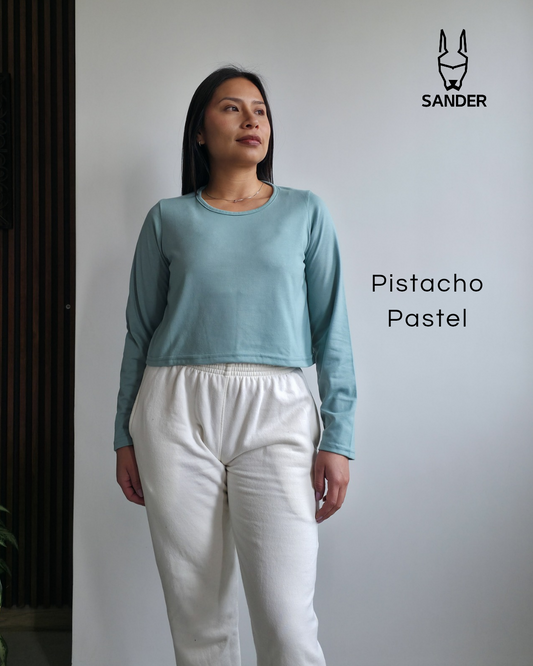 Blusa - Crop Manga Larga