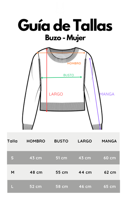 Buzo - Cropped (Mujer)