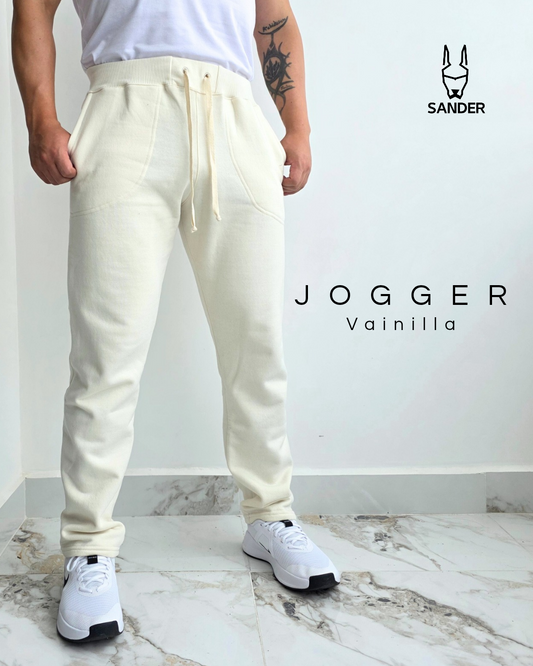 Pack Jogger Vainilla + 2 Camisetas